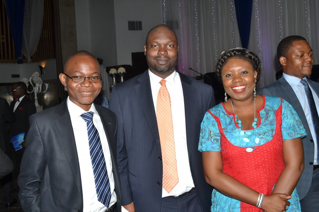 with Segun Olukoya Vice President Nexzton Business Services (middle) and another Guest