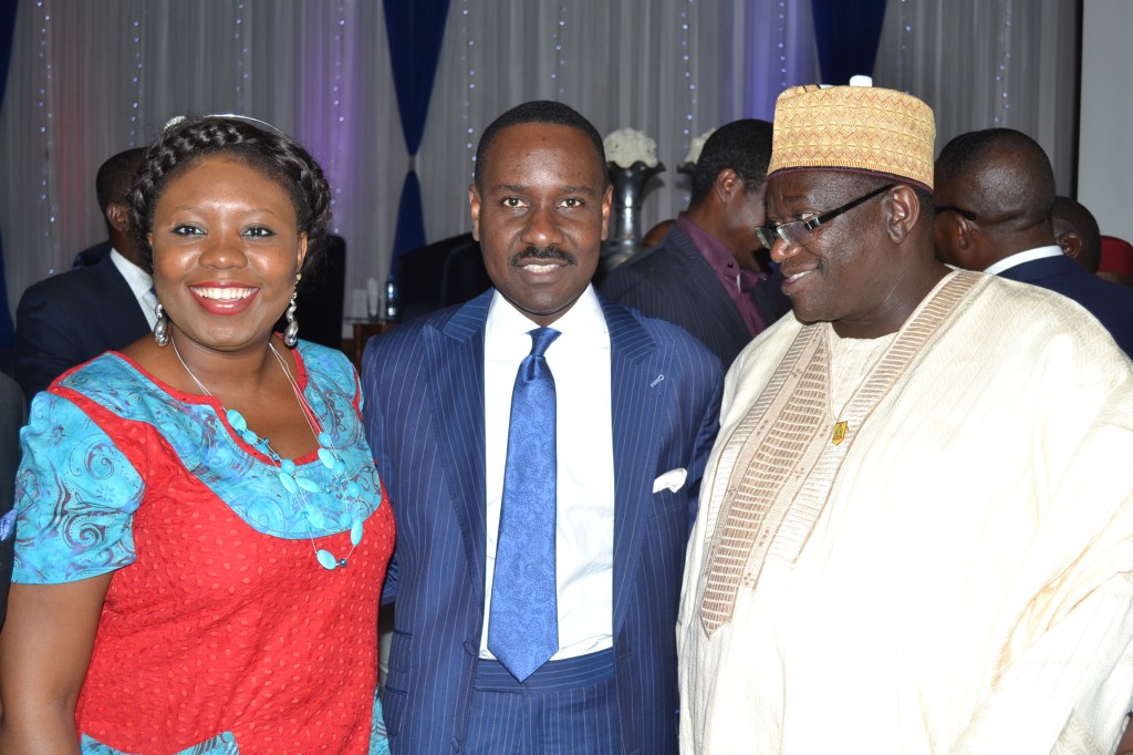 with Pastor Ituah Ighodalo of Trinity Christian Centre (middle) and Alhaji Jani Ibrahim, Chairman Lubcon Oil Group