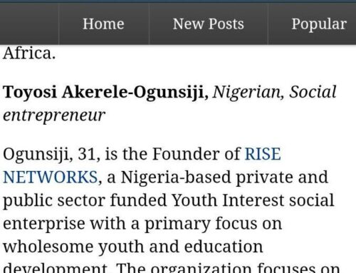 I AM ONE OF THE 2014 FORBES 20 YOUNGEST POWER WOMEN IN AFRICA
